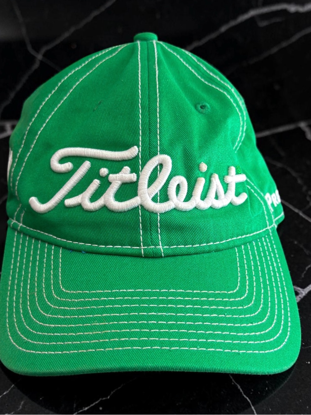 Titleist Pro V1 FJ Embroidered Performance Golf Hat Cap Strapback Green Men’s OS